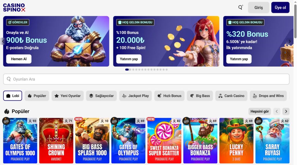 casinospino nasıl bir site